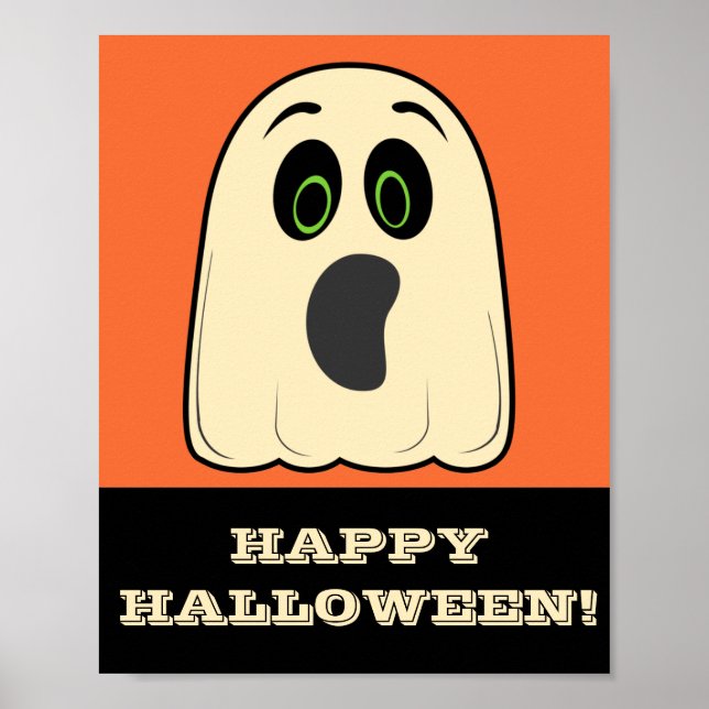Vintage Ghost Poster (Framsidan)