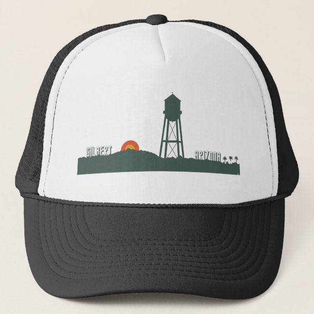 Vintage Gilbert Arizona truckerkeps (Framsida)