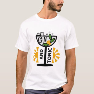 Vintage Gin och konst T Shirt