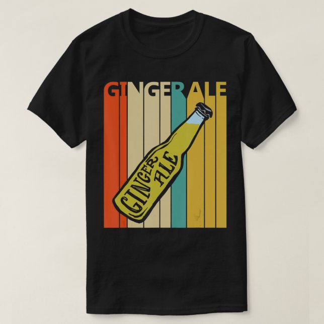 Vintage Ginger Ale T Shirt (Design framsida)