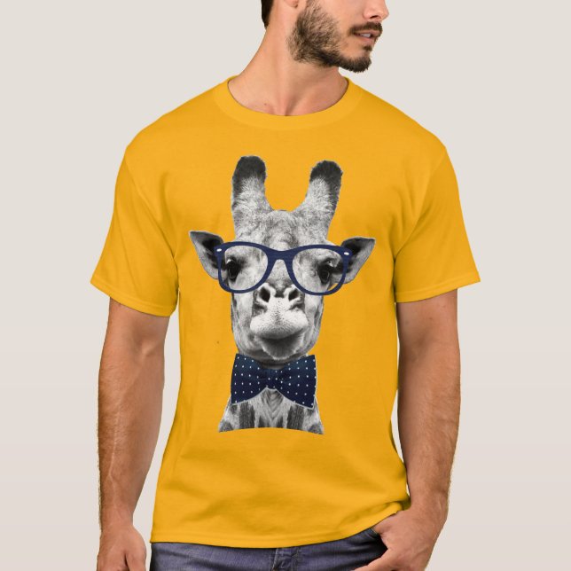 Vintage Giraffe T-Shirt (Framsida)