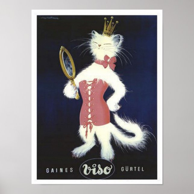 Vintage Girdle Ad Poster (Framsidan)