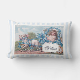 Vintage Girl in Carriage Drives by Lambs Lumbarkudde