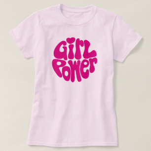 Vintage Girl Power Retro Stil T-Shirt