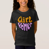 Vintage Girl Power Retro Stil T-Shirt