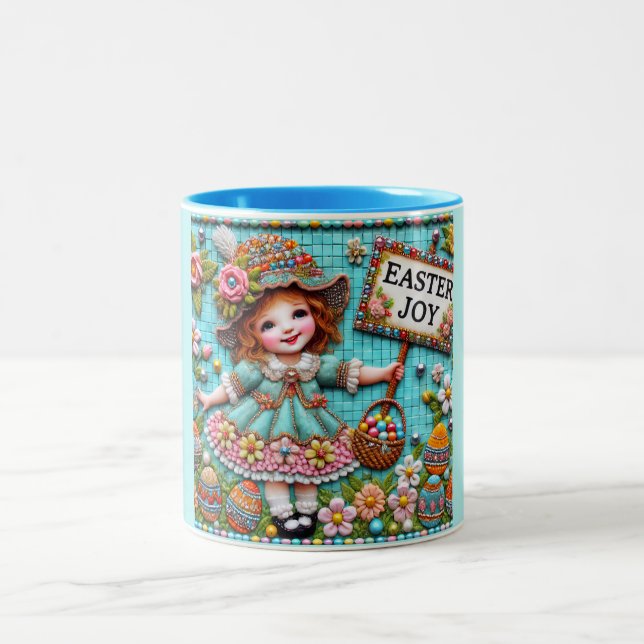 VINTAGE GIRL~ Väldigt Sweet Två-Tonad Mugg (Center)