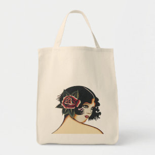 Vintage Girly Girl Tygkasse