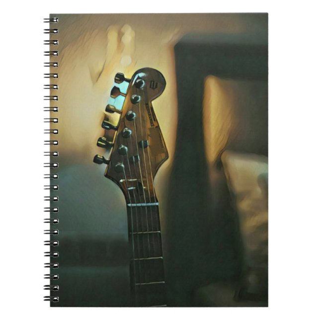 Vintage, gitarrer anteckningsbok (Framsidan)