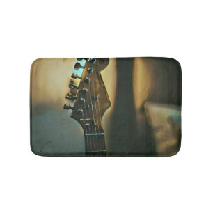 Vintage, gitarrer badrumsmatta