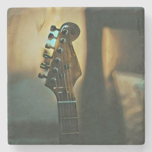 Vintage, gitarrer stenunderlägg