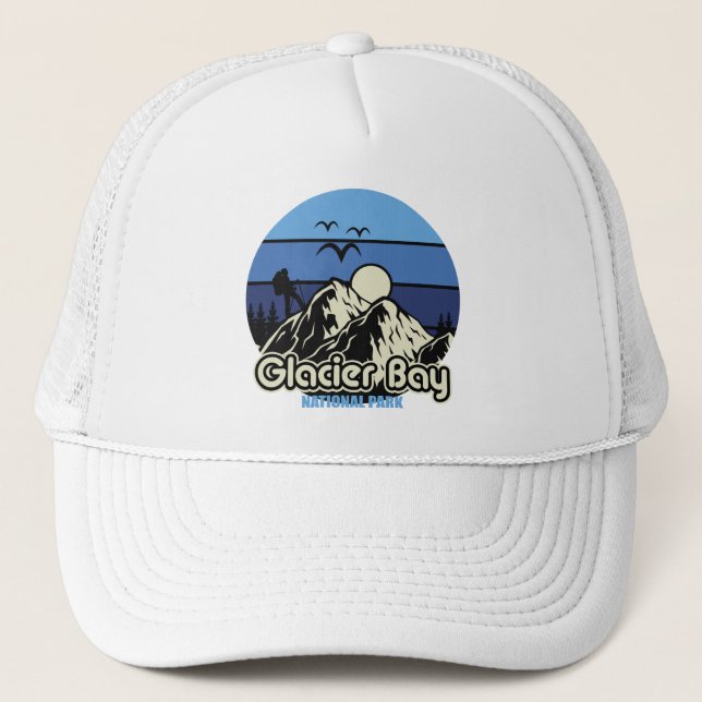 Vintage Glacier Bay nationalpark Keps (Framsida)