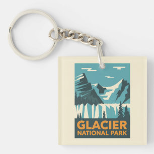 Vintage Glacier nationalpark