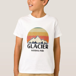 Vintage Glacier nationalpark T Shirt