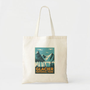 Vintage Glacier nationalpark Tygkasse