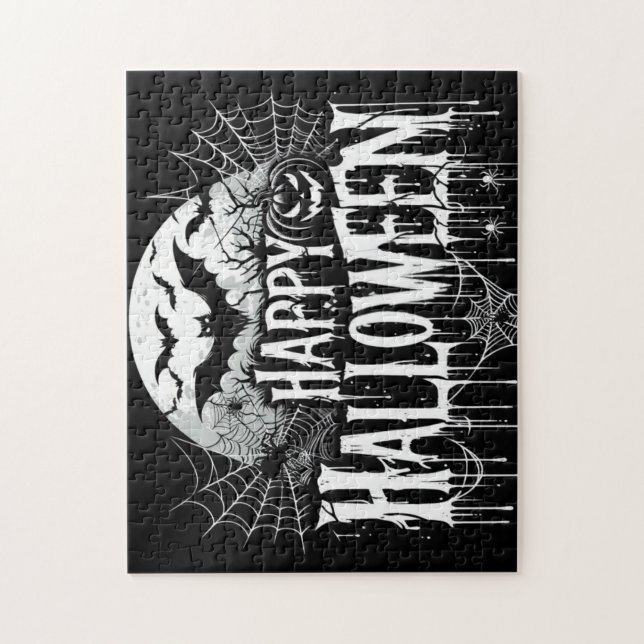 Vintage glad Halloween-konst Pussel (Vertikal)