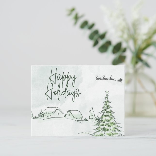 Vintage Glad helg Vykort (Stående Fram)