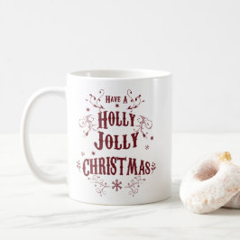 Vintage Glad och Gott Jul Kaffemugg