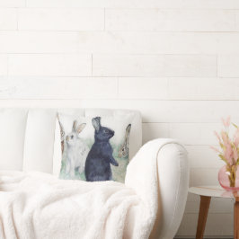 Vintage, glad påsk accentkudde kudde