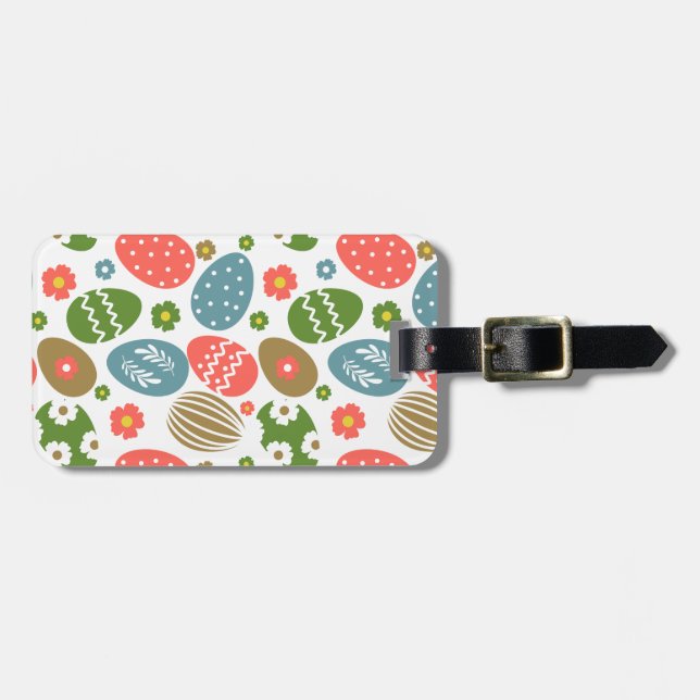 Vintage Glad påsk Blooms Bagagebricka (Horisontell Framsida)