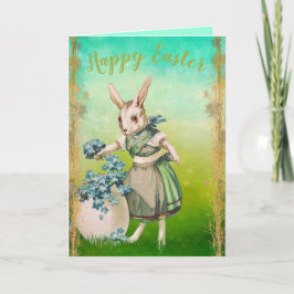 Vintage Glad påsk Bunny Helgkort