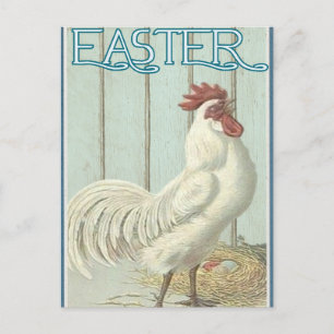 Vintage Glad påsk Chicken Vykort