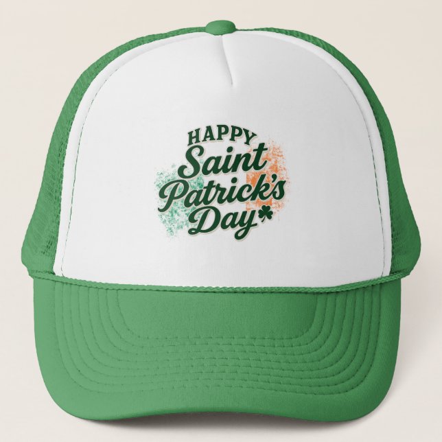 Vintage Glad St. Patrick's Day  Keps (Framsida)