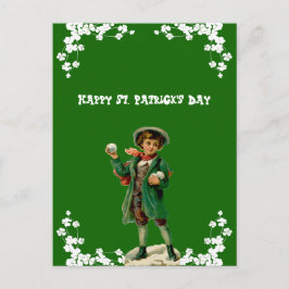 Vintage Glad St. Patrick's Day Son, Barnson Cute Helg Vykort