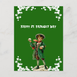 Vintage Glad St. Patrick's Day Son, Sonson Söt Helg Vykort