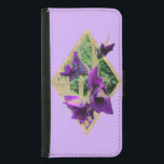 Vintage Gladiole  Plånboksfodral För Samsung Galaxy S5<br><div class="desc">Vintage Gladiole</div>