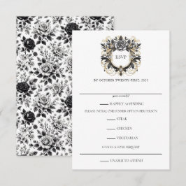 Vintage Glam Blommigt OSA Kort