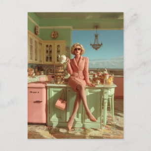 Vintage Glam i köket Vykort