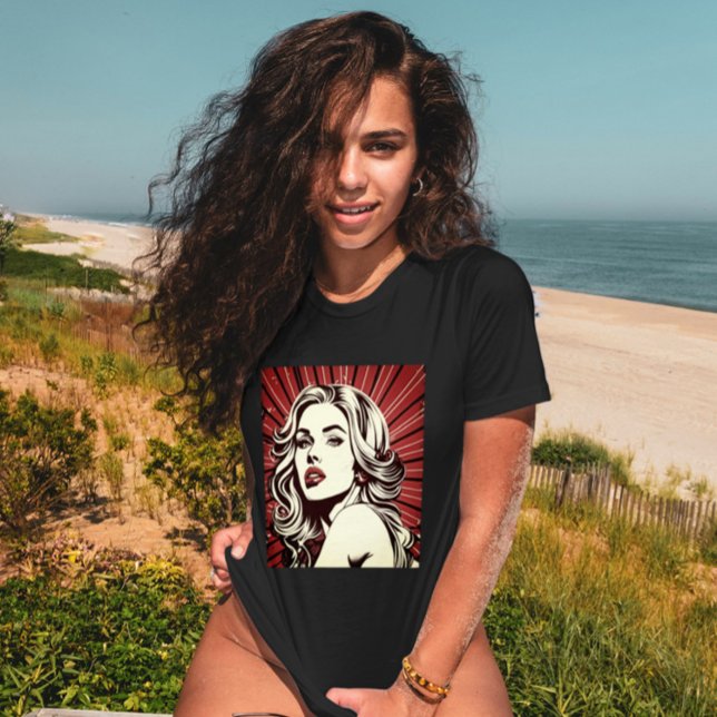 Vintage Glamor: Retro Film Noir T Shirt (Vintage Glamour: Retro Film Noir)