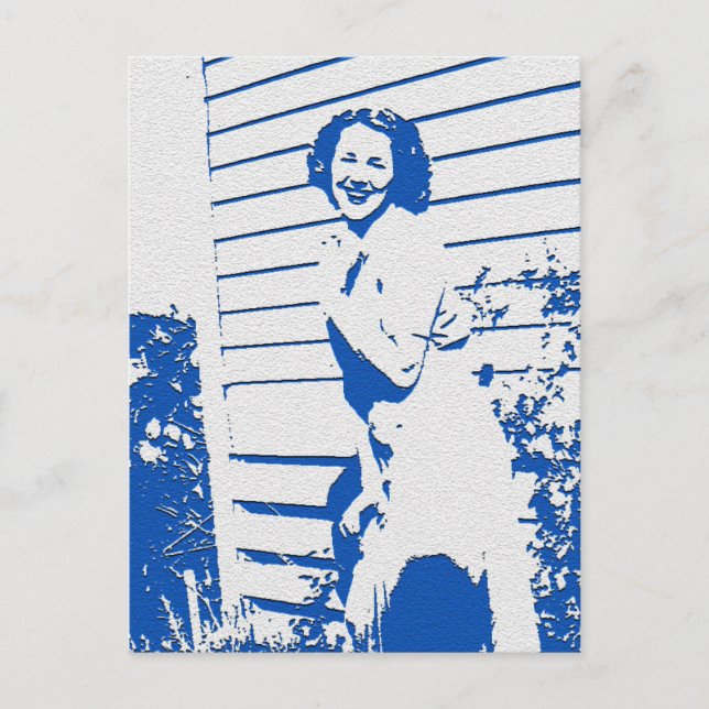 Vintage Glamor Vykort (Framsida)