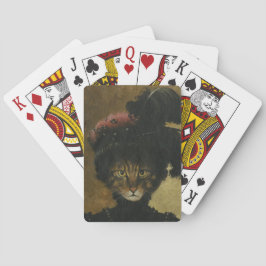 Vintage Glamoral Cat-uppspelningskort Casinokort