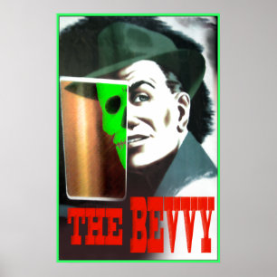 Vintage Glasgow Bevy Poster