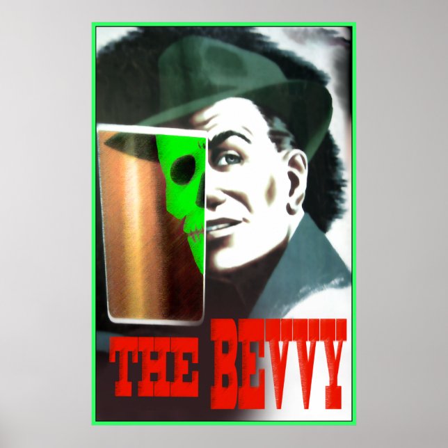 Vintage Glasgow Bevy Poster (Framsidan)