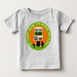 Vintage Glasgow Dubbla-decker buss Baby T-Shirt