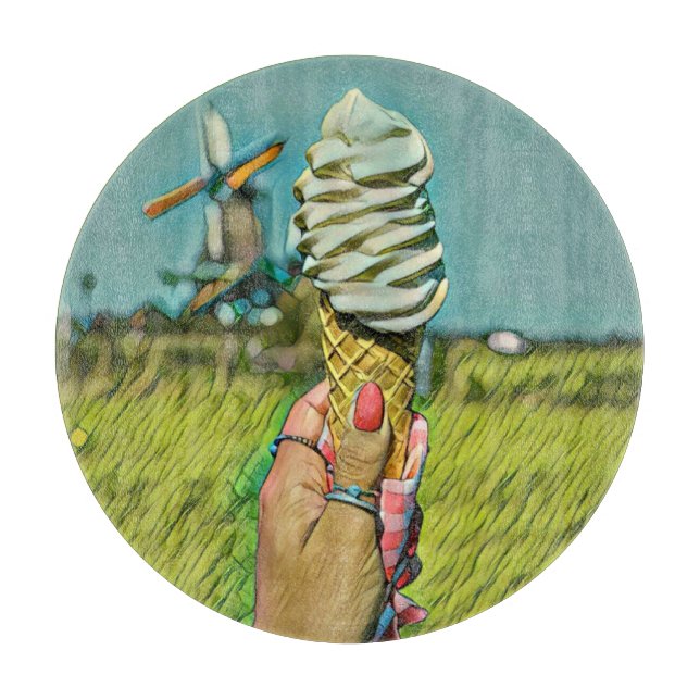 Vintage glass-grafik (Framsidan)