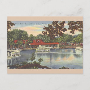 Vintage Glass Grund Boats Florida-vykort Vykort