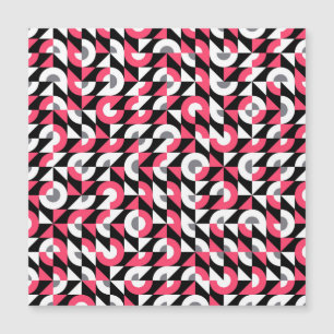 Vintage Glitch: Geometric Abstrakt Mönster