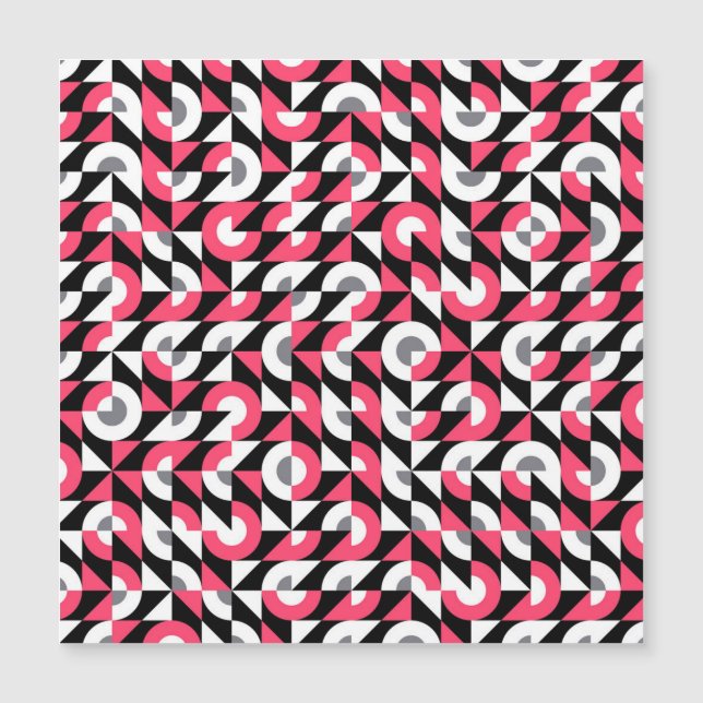 Vintage Glitch: Geometric Abstrakt Mönster (Framsida)