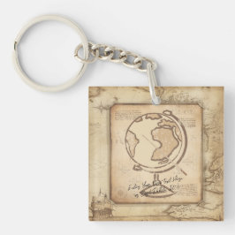 Vintage Globe. Lärargåva för geografi och historia