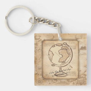 Vintage Globe. Lärargåva för geografi och historia