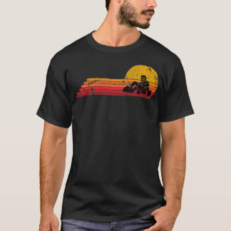 Vintage Go Kart Retro Go Kart Tävla Pullover T Shirt