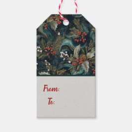 Vintage God Elegant Gnistra Presentetikett