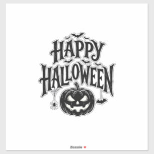 Vintage God Halloween Pumpa Fladdermus T-Shirt Des Klistermärken