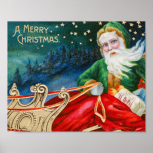 Vintage God Helgdag Poster