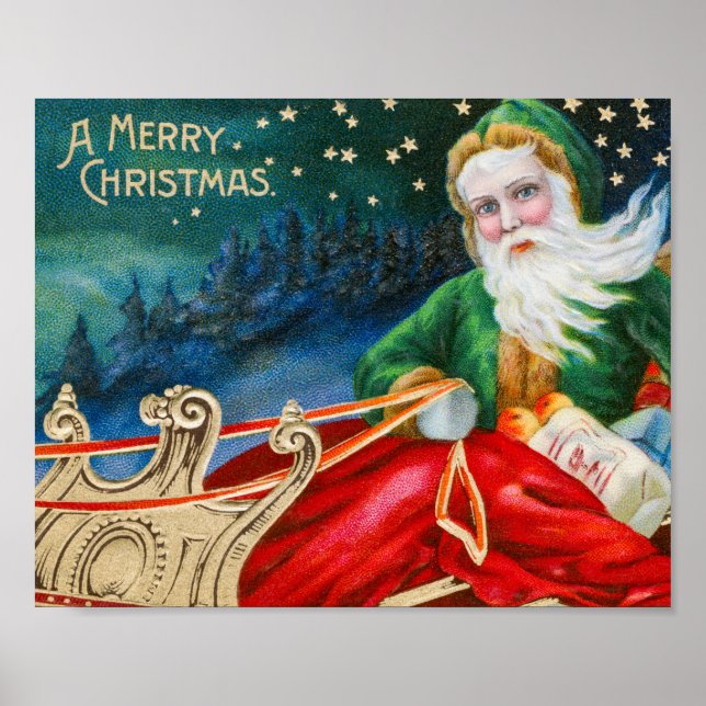 Vintage God Helgdag Poster (Framsidan)