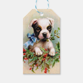 Vintage God Hund Presentetikett