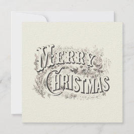 VINTAGE "GOD JUL" CHRISTMAS GREETING CARD